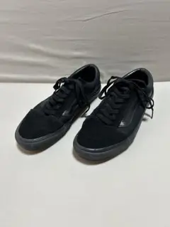 VANS バンズ　シューズ　ブラック スウェード✖️布　26.5cm 中古