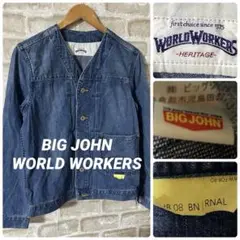 BIG JOHN WORLD WORKERS レディースM デニムジャケット