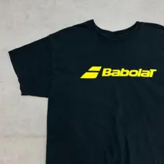 BabolaT　プリント　トップス　半袖　Tシャツ　古着　ブラック　黒色　L