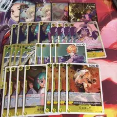 ワンピースカード　黄ボニーデッキパーツ　エッグヘッドデッキ