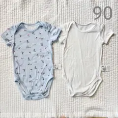 UNIQLO コットンメッシュインナーボディスーツ　90サイズ