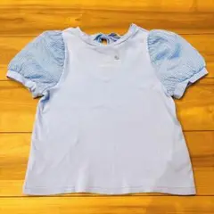 メゾピアノジュニア　半袖パフ袖Tシャツ 140cm