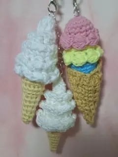 【専用ページ】食べ物あみぐるみストラップ