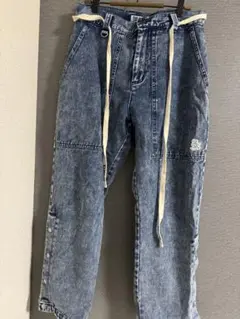 EXAMPLE ブルーデニムパンツ Mサイズ