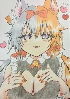 手描きアナログイラスト オリジナル㉖