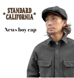 スタンダードカリフォルニア　キャスケット Lサイズ スタンダードカリフォルニア ブラック オールメッシュキャップ
