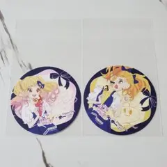 アイカツスターズ！ ディッパーダン コラボ コースター 虹野ゆめ 二階堂ゆず