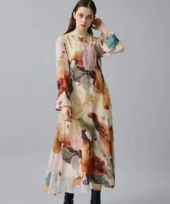 AMERI UNDRESSED AMELIA INK ART DRESS