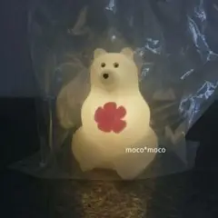 ポーラー ベア バンク ぼんやり ライト マスコット お花のベア ガチャ