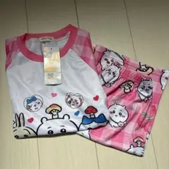 [新品未使用]ちいかわ パジャマ 半袖 140 ピンク