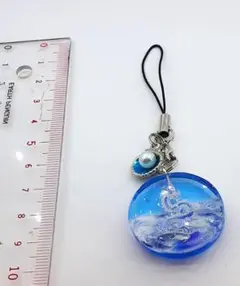 レジンストラップ　☆海と竜☆