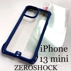 iPhone 13 mini用ZEROSHOCKケース★フィルム付★四角ダンパー