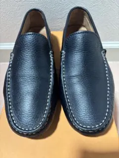 美品！トッズ ブラックレザー ドライビングシューズ
