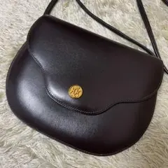 極美品✨希少 エルメス ポーラ ショルダーバッグ ダークブラウン カーフレザー