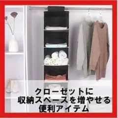 クローゼット 収納 ラック 吊り下げ 棚 大容量 衣類 タオル 小物 整理整頓