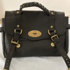 マルベリー MULBERRY アレクサ2WAYバッグ/サイズS/中古美品ブラック