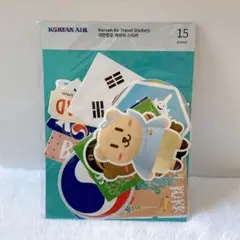レア 非売品★韓国 大韓航空 ステッカー 15枚セット