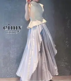 eimy istoire ノースリーブニットイレヘムコンビプリーツスカート