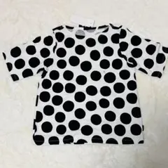 marimekko ドット柄 半袖Tシャツ Sサイズ