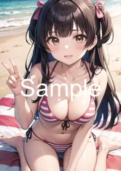 A4サイズアートポスター 1点もの 美女ポスター最高品質 E-J-７３