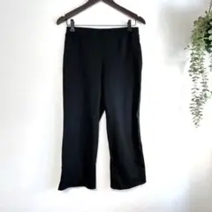 【R59】mimosalip　ミモザリップストレッチクロップドパンツ　ブラック