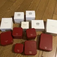 Cartier リングケースと空箱 6セット