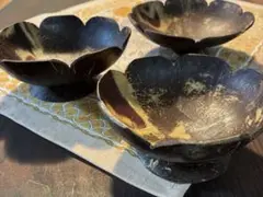 ココナッツウッドの小物入れ3個セット　ハワイ