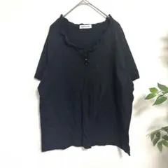 prim.pure 半袖カットソー　Tシャツ　ブラック　大きいサイズ　4L 良品