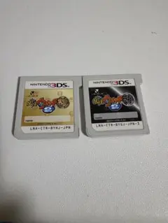 ニンテンドー3DSゲームソフトまとめ売り 妖怪ウォッチ2 元祖 本家 2本セット