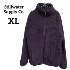 Stillwater Supply Co. 【XL】 パープルフリースジャケット