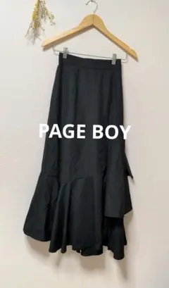 PAGE BOY ページボーイ アシメ デザイン ティアード スカート