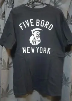 FIVE BORO Tシャツ ブラック 5BORO