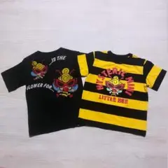 « 美品 » ヒステリックミニ ハチミニちゃん ヒスロゴ Tシャツ 黒 90