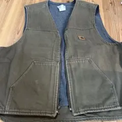 Carhartt オリーブグリーン ベスト 2XL