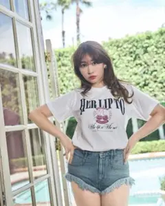 Herlipto Classic Cherry Tee Tシャツ チェリー