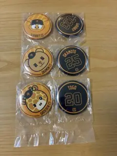 読売ジャイアンツ　エニマイくじ　E賞　缶バッジセット