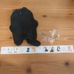 ねこ ぬいぐるみ ポーチ おまけ付き
