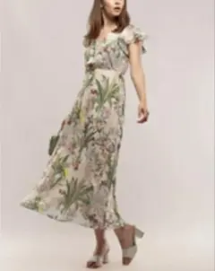 ※美品※H&M リゾートドレス ロングワンピース 32