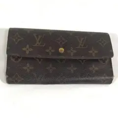 【難あり】長財布 ◆ルイヴィトン◆ モノグラム ポルトフォイユ サラ