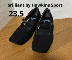美品　ブリリアント　ホーキンススポーツパンプス　ストラップ 23.5cm