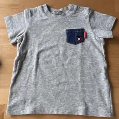 DOUBLE B グレー Tシャツ 90cm
