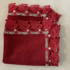 近沢レース　キスミー　伊藤半 紅　ハンカチ