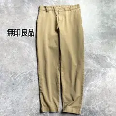 無印良品 縦横ストレッチ チノ ボーイフィットパンツ 後ろゴム