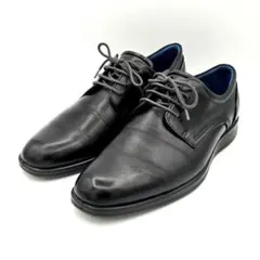 ecco エコー 41 プレーントゥ ドレスシューズ レザー ブラック