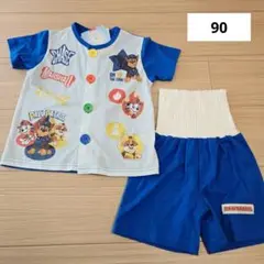 【新品タグ付】ブルー系♡パウ・パトロール、ベビーパジャマ♡本体綿100%