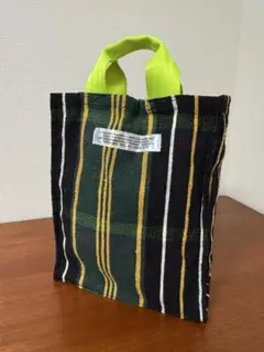 PUEBCO DOCUMENT BAG / Check トートバッグ