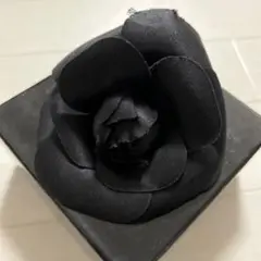 CHANEL カメリアコサージュ ブラック