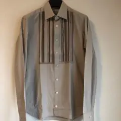 KOLOR カラー　テープボザムシャツグレージュ1サイズ