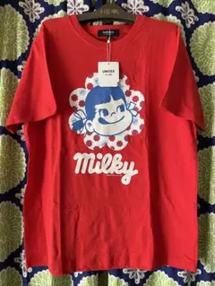 未使用　ダブルフォーカス　不二家ペコちゃん　tシャツ