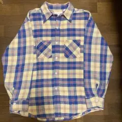 70s BIG MAC JCPenneyネルシャツ XL vintage